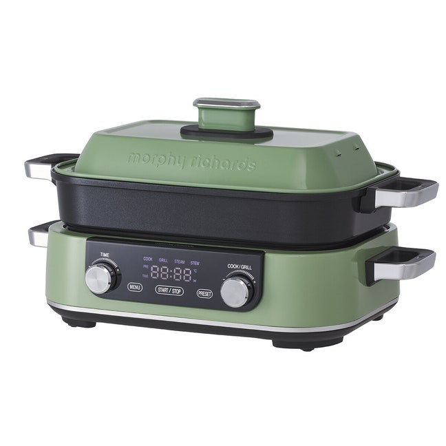 Cook Pot Torphy Morphy Richards Digital Multifunction Cooking Pot Green MRMP3GN ...