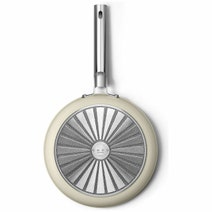 Smeg 28cm Cookware Frypan Matte Cream CKFF2801CRMAU hero image