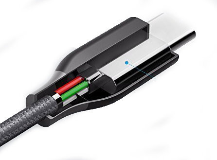 Anker A8168HA1 PowerLine+ .9m USB-C to USB-A 3.0 Cable with Pouch hero image