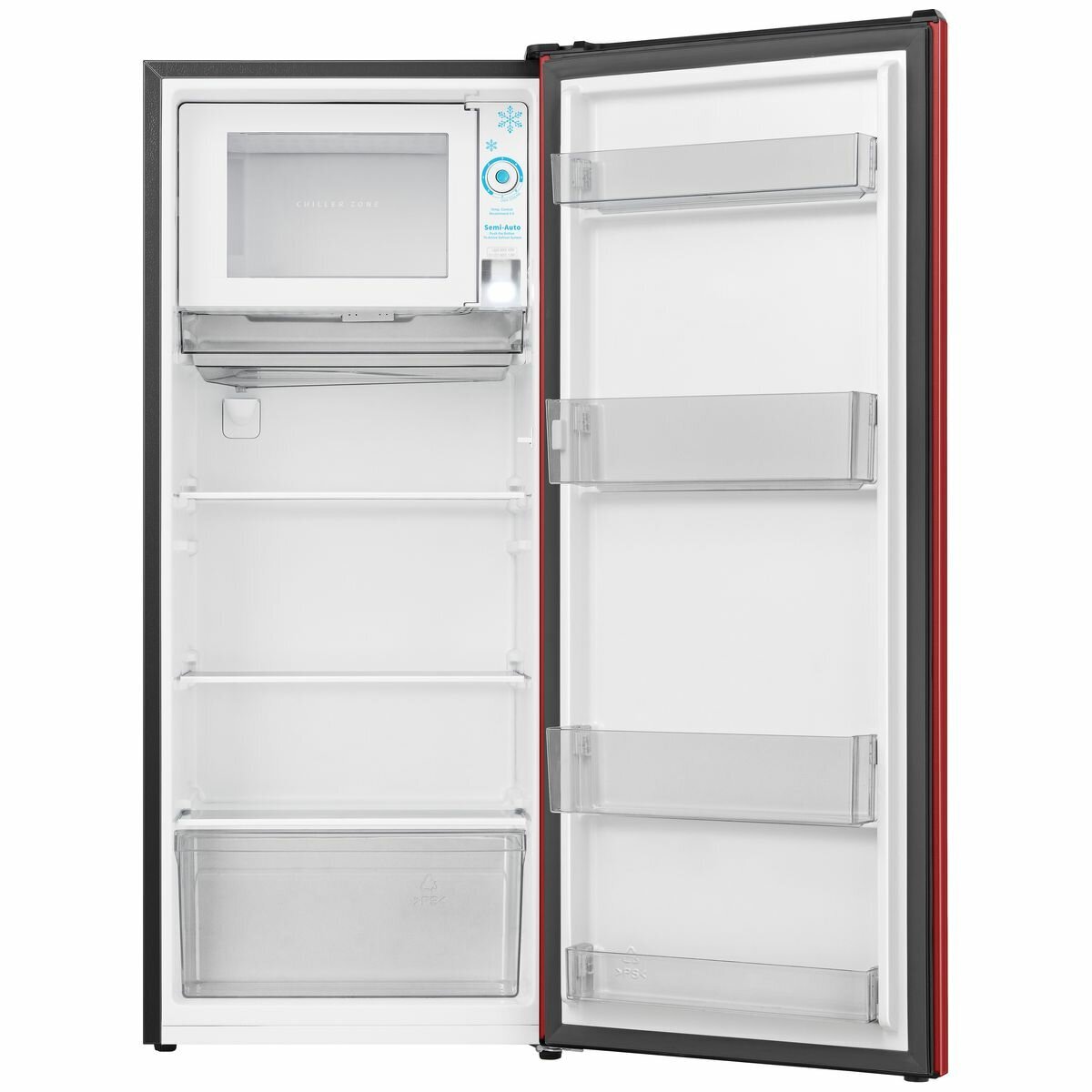 Hisense 179L Upright Fridge Red HRBF179R hero image