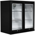 Smart 190L Heat Glass Alfresco Double Door Drinks Chiller Black SMA2840BLK image NaN