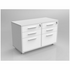 OLG Axis 6 Drawer Mobile Caddy Storage White OG_AXCM2_W image NaN