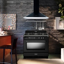 DeLonghi 90cm Canopy Rangehood DEVINTAGE90BK hero image
