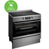 Westinghouse 90cm Induction Pyrolytic Freestanding Cooker with SteamBake Dark Stainless Steel WFEP9757DD image NaN