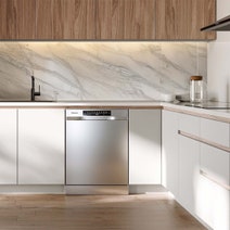 Hisense 60cm Freestanding Dishwasher Silver Steel HSBE15FS hero image