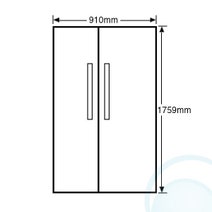 Bosch KAN62V40AU 678L Side By Side Fridge hero image