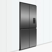 Fisher & Paykel Series 7 538L Quad Door Refrigerator with Ice and Water Black Stainless Steel RF605QNUVB1 hero image