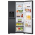 LG 635L Side by Side Fridge with Ice & Water Matte Black GS-L600MBL image NaN