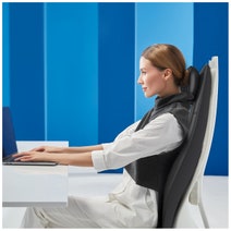 RENPHO Neck and Back Massage Seat Cushion (S-shaped) Black PAURFBM076BK hero image