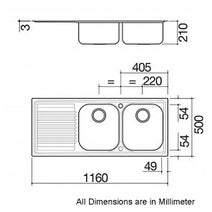 Abey BF200RTW Double Bowl and Drainer Sink Pack hero image