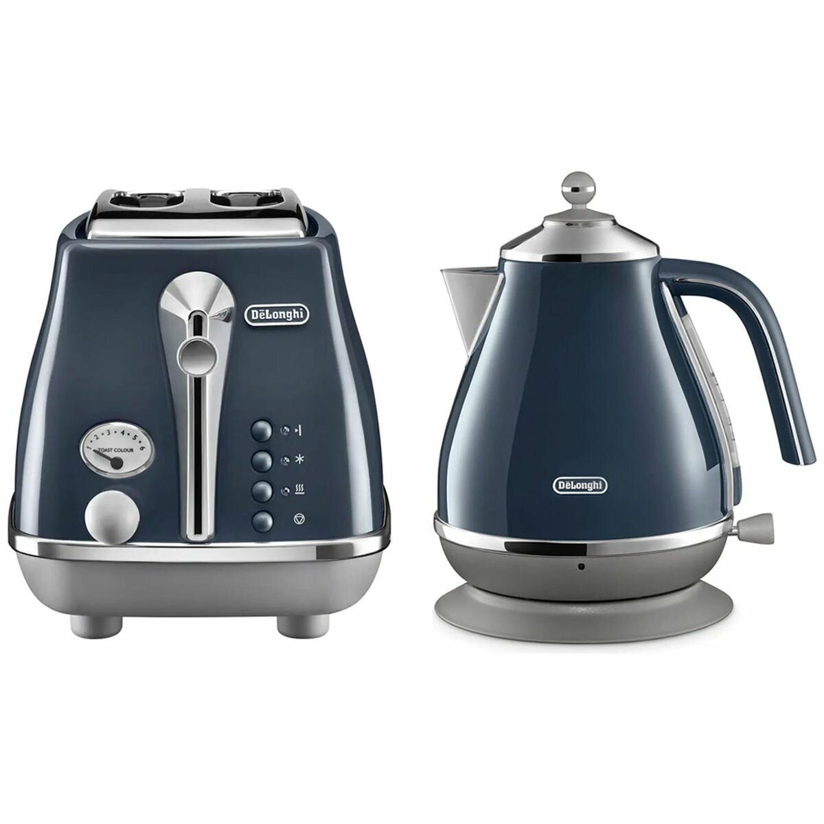 DeLonghi Kettle and Two Slice Toaster Breakfast Pack