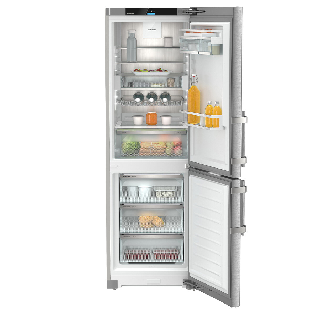 Liebherr 332L Bottom Mount Fridge with Easy Fresh and VarioTemp Right Hinge SCNSDH5253RHH hero image