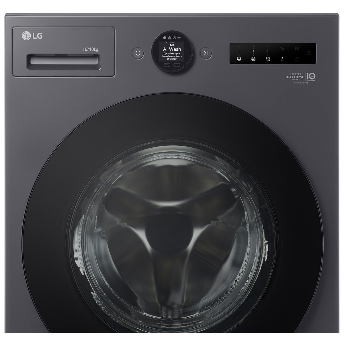 LG Series XL 16kg/10kg Washer Dryer Combo with AI Graphite WXLC-1016G hero image