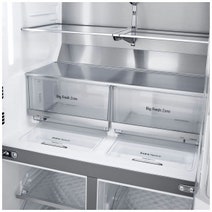 LG 637L French Door Instaview Fridge with Ice Maker & Water Dispenser GF-V706BSL hero image