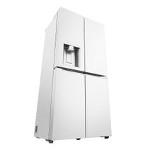 LG 506L French Door Fridge with Ice and Water Dispenser White GF-L500MWH hero image