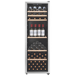 LeCavist 168 Bottle Single Zone Wine Cabinet Stainless Steel LEK168PVX hero image