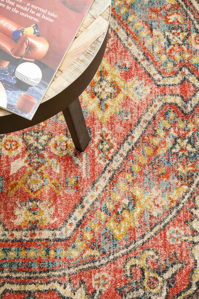 Rug Culture Legacy Large Multi-coloured Rug 240X240CM - LEG-856-CRIM-240X240 hero image