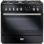 Falcon 90cm Professional Plus FX Freestanding Dual Fuel Oven/Stove Black and Chrome PROP90FXDFGB-CH hero image