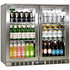 Rhino 208L Heated Glass Two Door Bar Fridge Stainless Steel SG2H-HD image NaN