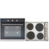 Euro Appliances 60cm Electric Oven & Cooktop Pack EV600BSS2EPZ4EESXV image NaN