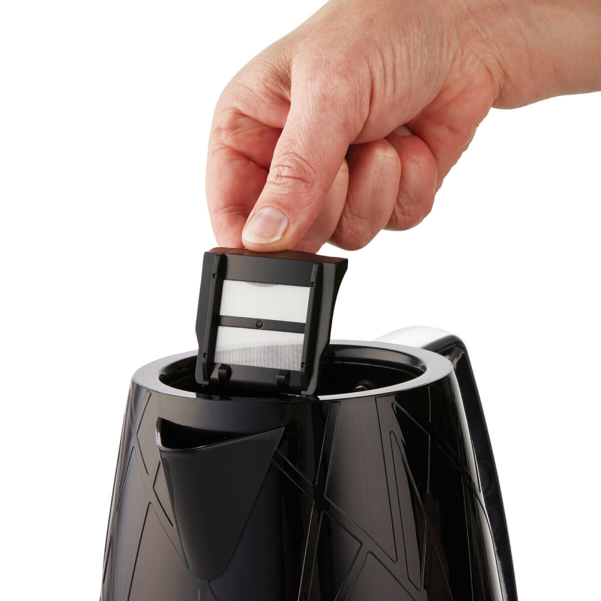Russell Hobbs Structure Kettle Black RHK332BLK hero image