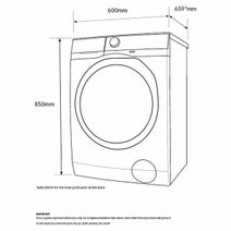Electrolux 9kg Front Load Washing Machine EWF9024CDWA hero image