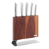 Scanpan Kattegat 6 Piece Knife Block Set - Walnut 18387 image NaN