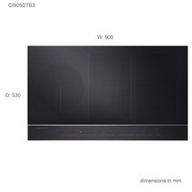 Fisher & Paykel CI905DTB3 90cm Induction Cooktop hero image