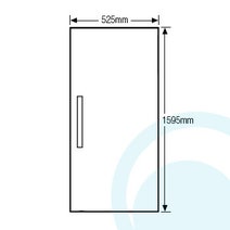 Fisher & Paykel E210LWW 213L Upright Freezer hero image