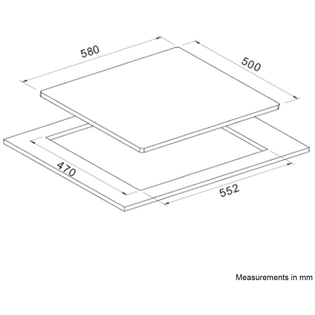 Arc GFC60 60cm Natural Gas Cooktop hero image