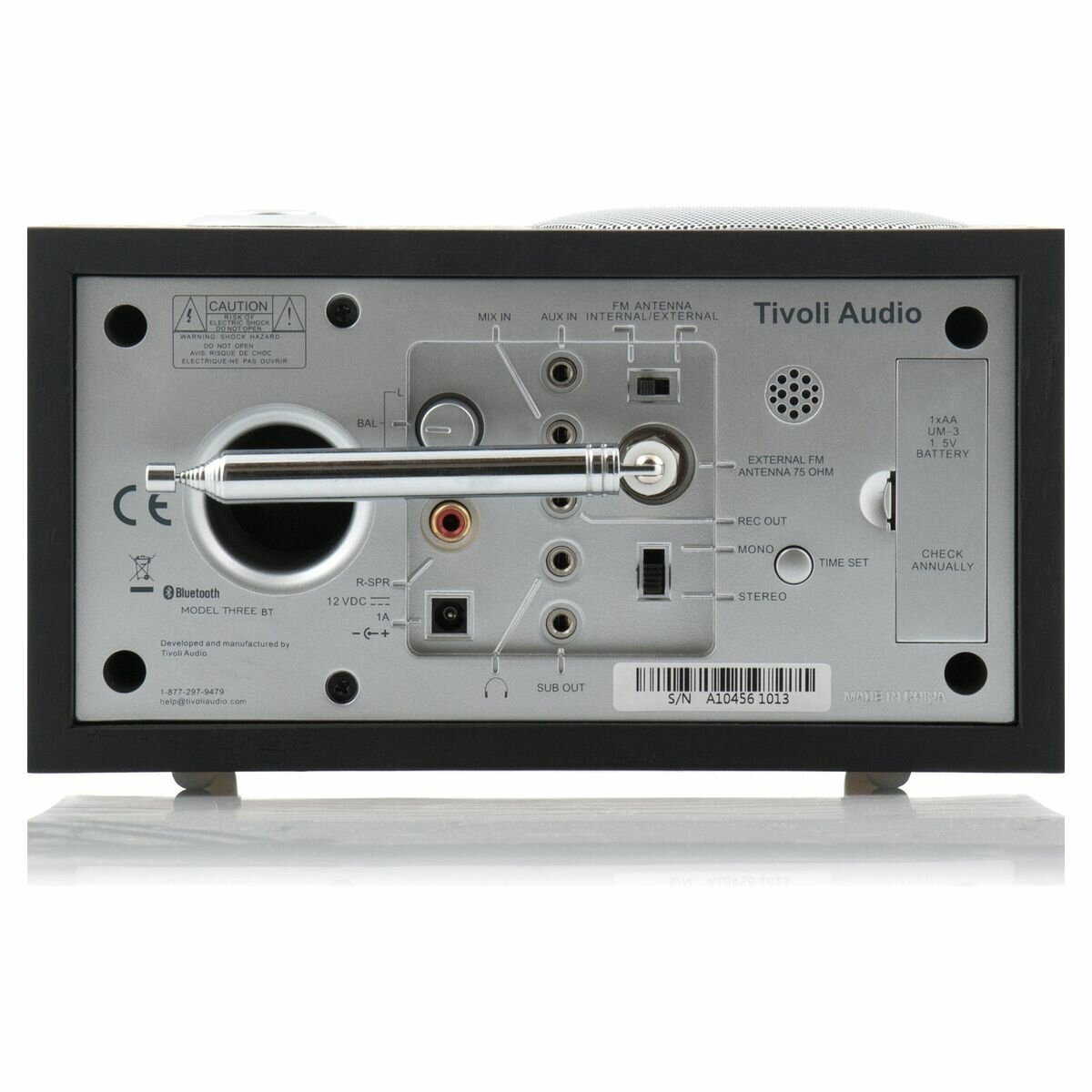 Tivoli Audio Model Three BT Clock Radio M3BTBLK hero image