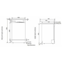 Omega ODW300XN 45cm Slimline Freestanding Dishwasher hero image