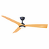 Mercator Trinidad III Timber and Black 1300mm (52”) Ceiling Fan with Light FC598133BK image NaN