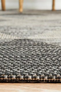 Rug Culture Terrace Medium Black Rug 230X160CM - TER-5503-BLK-230X160 hero image
