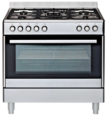 Euromaid GE90S 90cm Freestanding Dual Fuel Oven/Stove