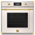 Bertazzoni 60cm Heritage Pyrolytic Built-In Oven with Total Steam Ivory Gold FHER6117CTAG3 hero image