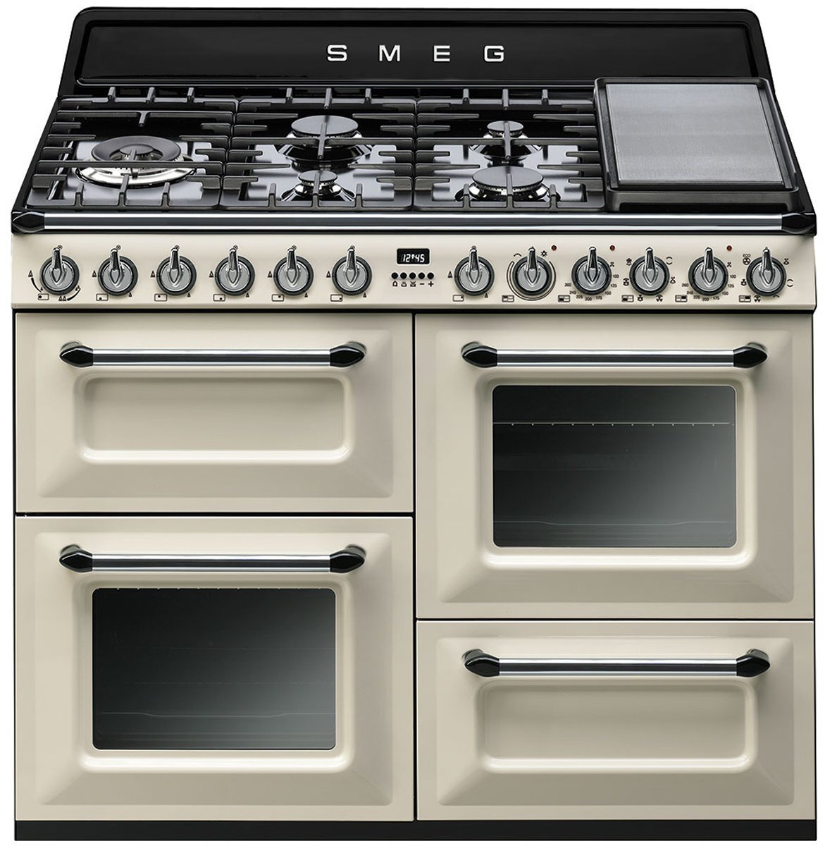 Smeg 110cm Victoria Aesthetic Freestanding Dual Fuel Oven/Stove TRA4110P hero image