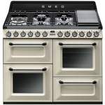 Smeg 110cm Victoria Aesthetic Freestanding Dual Fuel Oven/Stove TRA4110P hero image