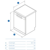 Haier 60cm Freestanding Auto Wash Silver Dishwasher HDW13V1S1 hero image