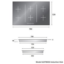 ILVE ILD786G5 78cm Induction Cooktop hero image