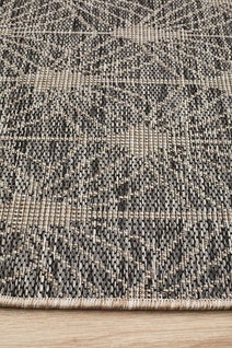 Rug Culture Terrace Large Black Rug 400X80CM - TER-5502-BLK-400X80 hero image