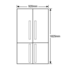 Smeg FQ60XPA 583L French Door Fridge image NaN