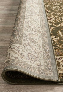 Rug Culture Sydney Extra Large Green Ivory Rug 330X240CM - SYD-9-GI-330X240 hero image
