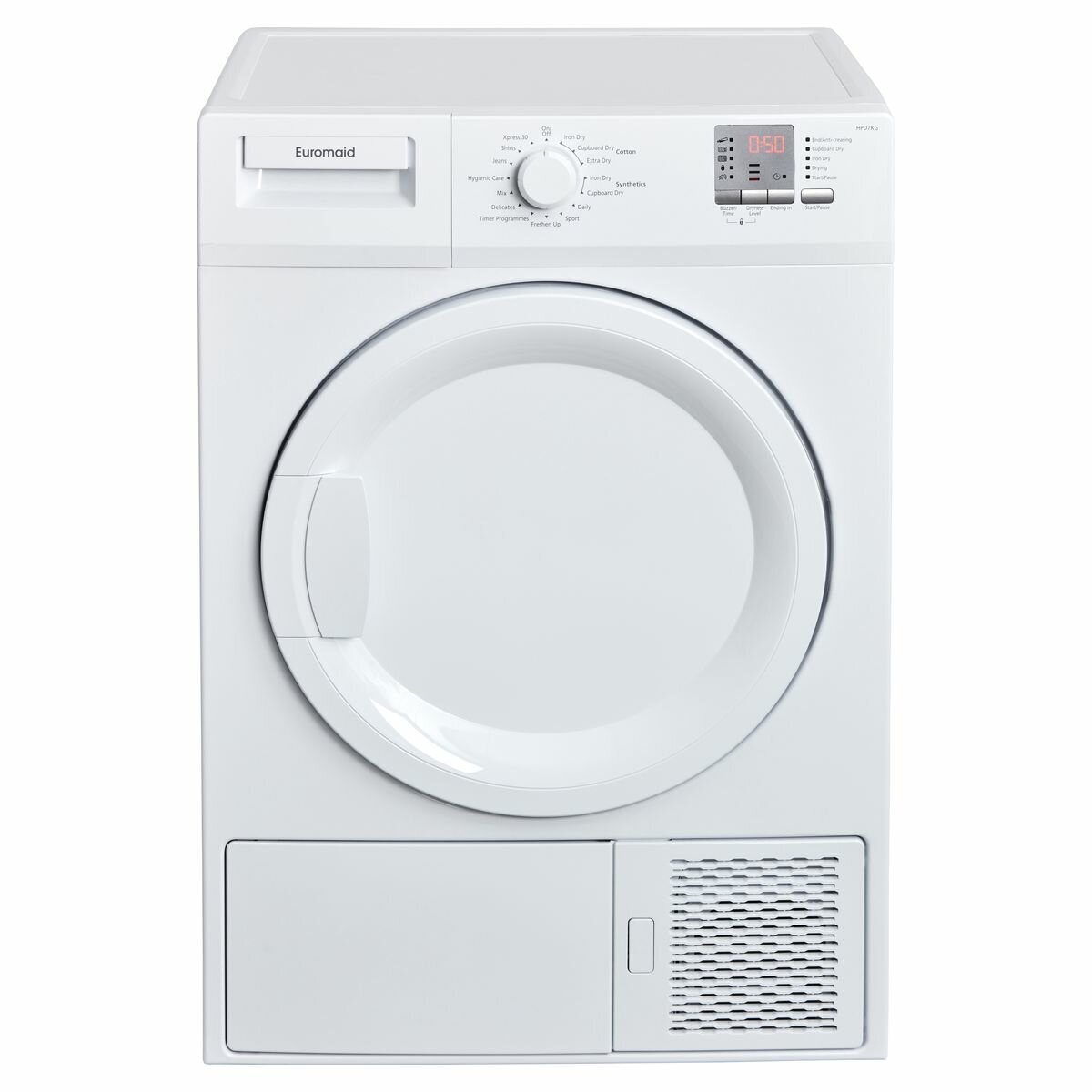 Euromaid 7kg heat pump dryer ehpd700w deals