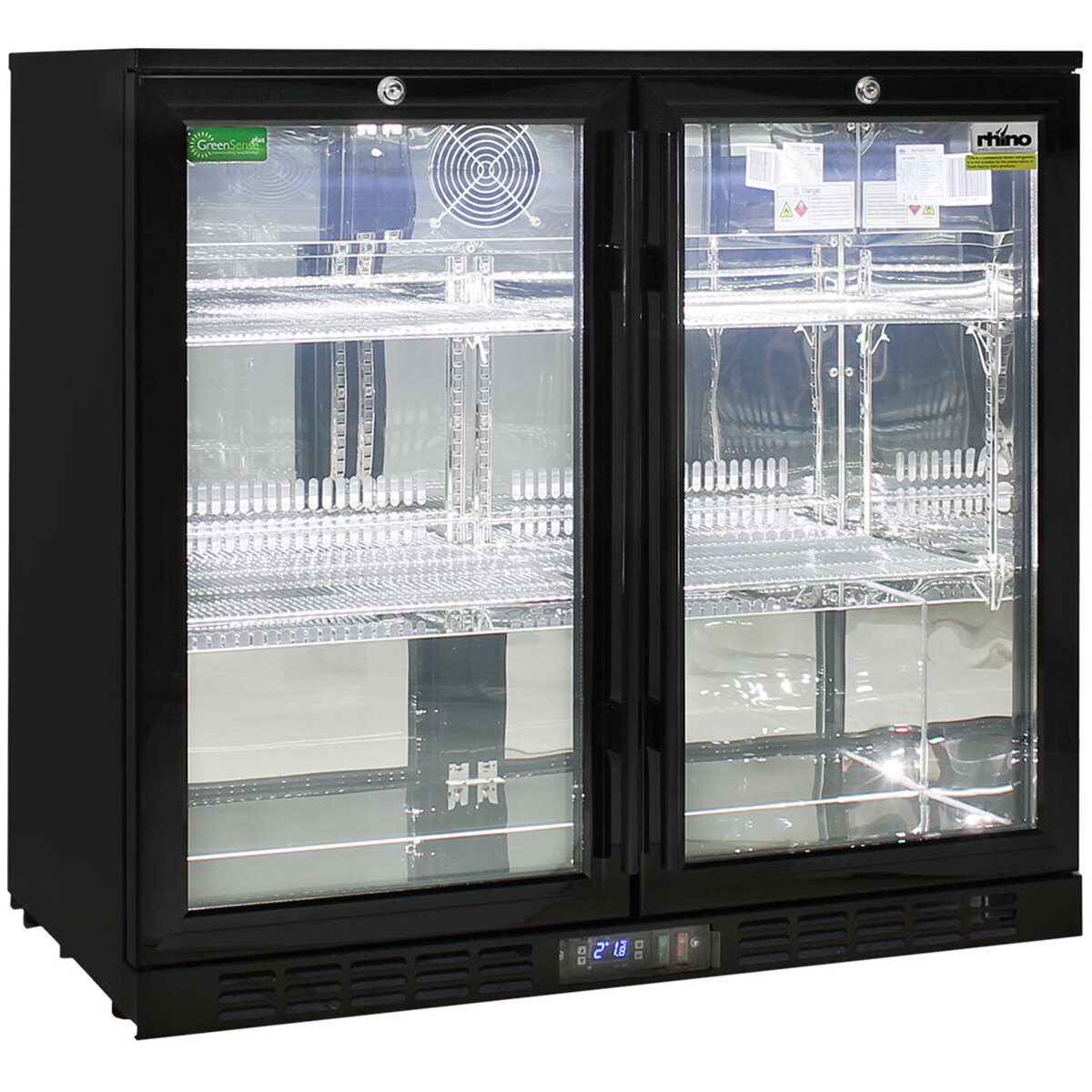 Rhino 208L Double Door Beverage Centre SG2H-B hero image