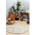 Rug Culture Century Medium White & Charcoal Rug 200X200CM - CEN-999-GREY-200X200 image NaN