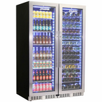 Schmick Matching Upright Glass Door Beer And Wine Refrigerator BD425-COMBO hero image