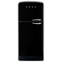 Smeg 467L 50's Retro Style Top Mount Fridge Black - Left Hinge FAB50LBLAU image NaN