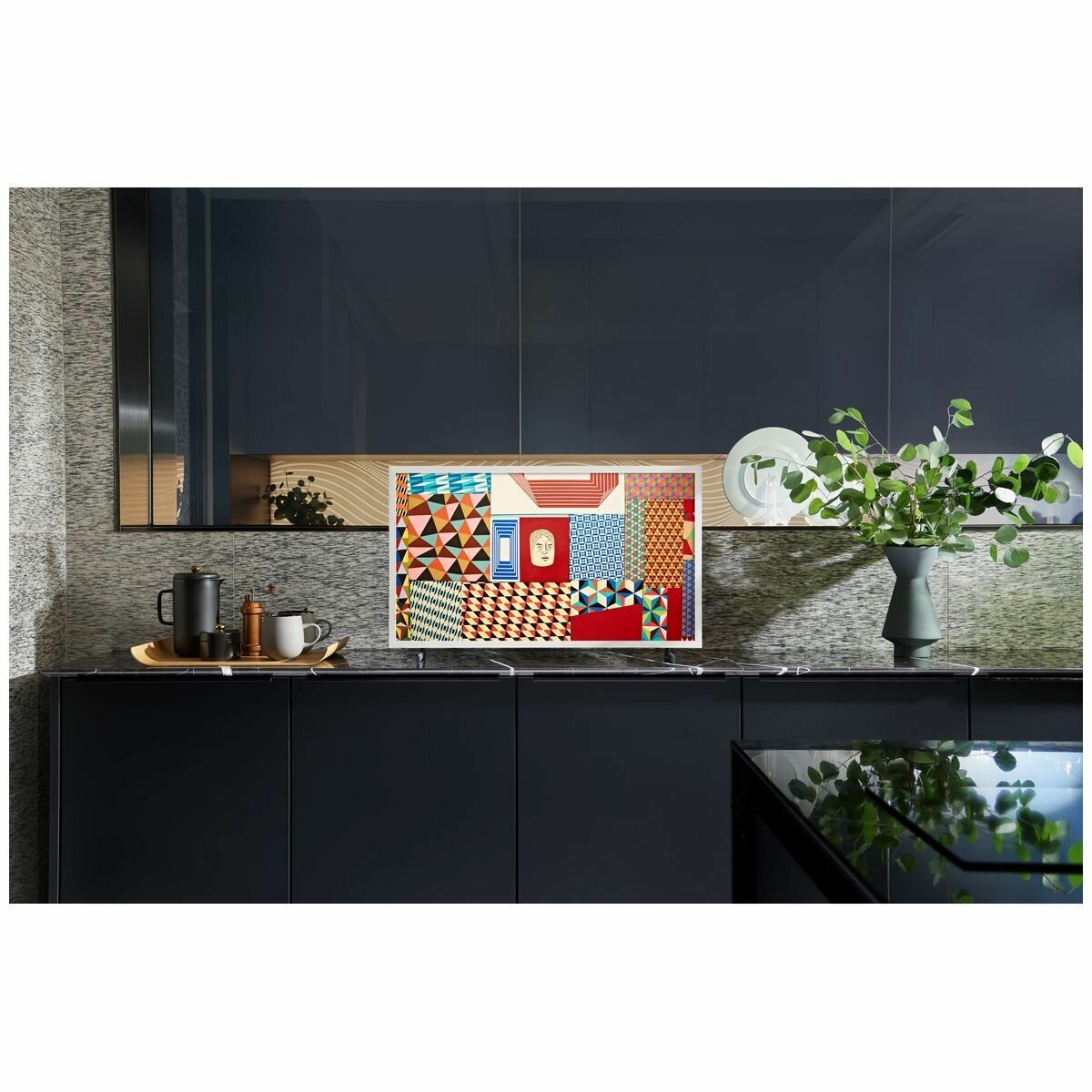 Samsung Customisable Modern Frame For 65 Inch Frame TV White VG-SCFA65WTBRU hero image