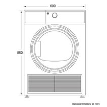 Fisher & Paykel 8kg Condenser Dryer DE8060P2 hero image